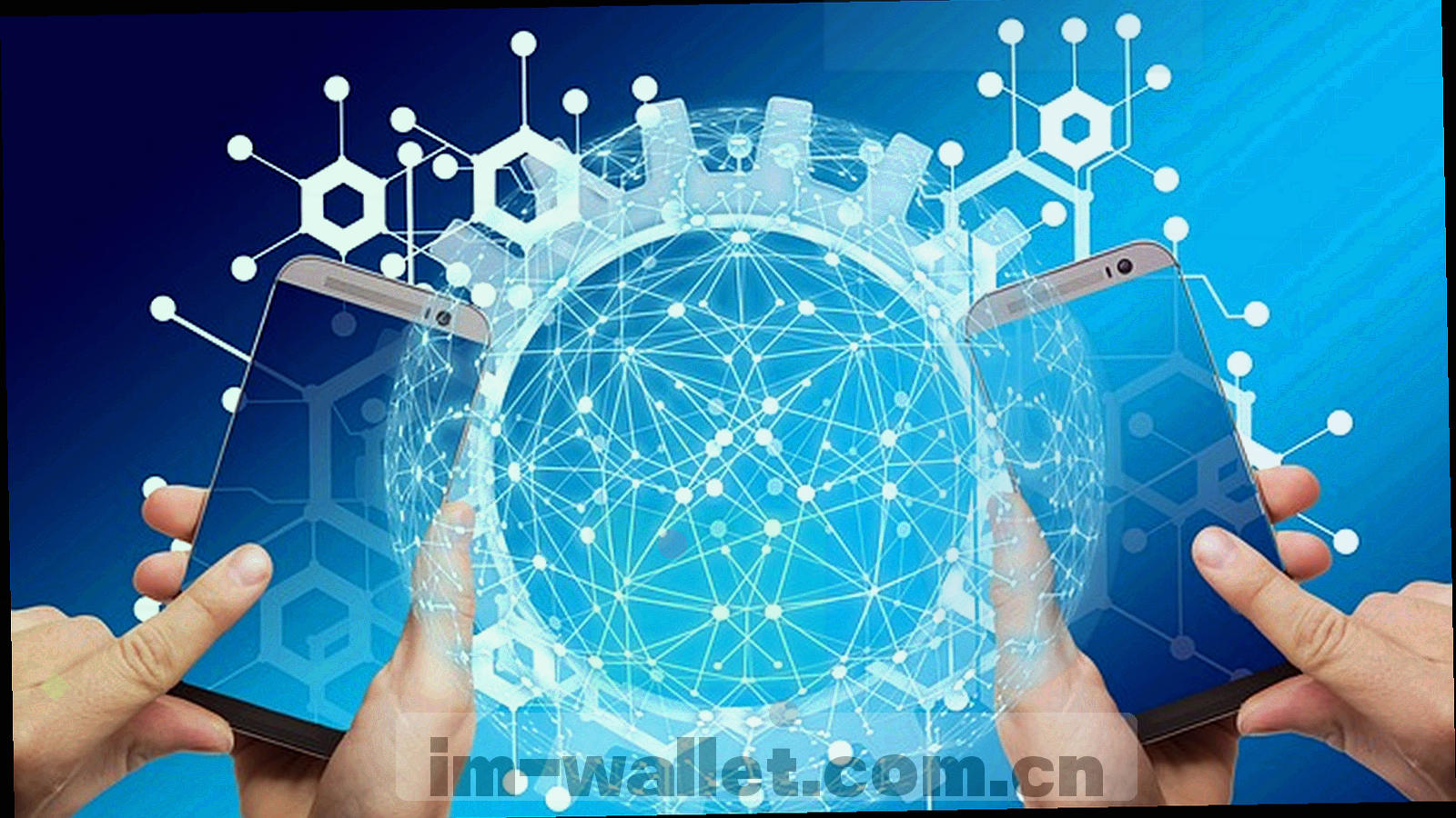 创建、备份、切链、余额与地址、安全与隐私五个分组的抽象导航信息图，仅含图标与色阶